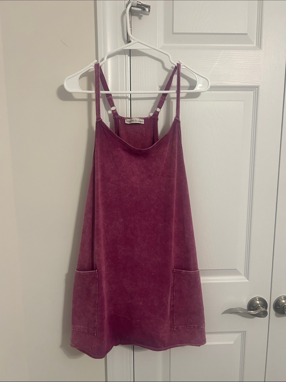 Zenana Outfitters Plum Romper Dress NWOT